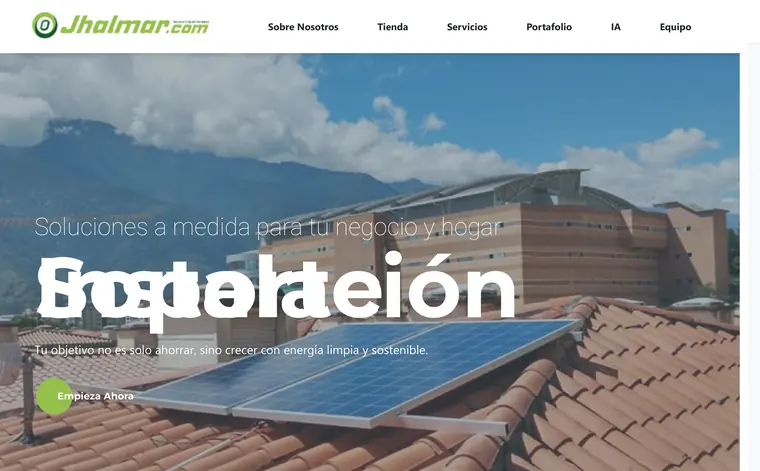 Jhalmar Corp — Soluciones de energía solar.