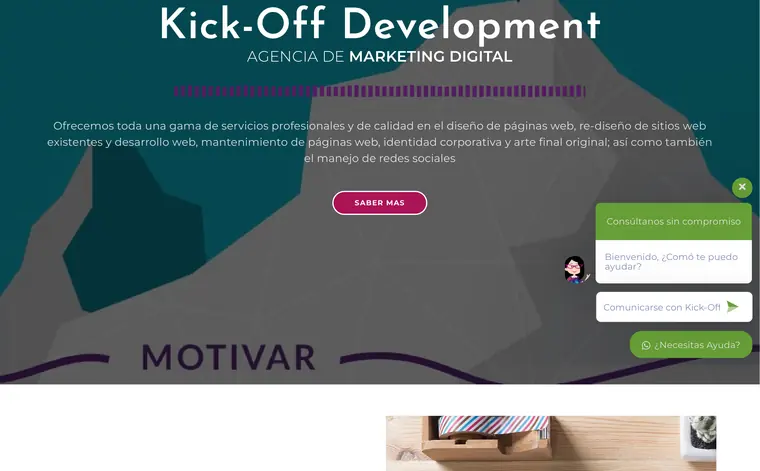 Kick-Off Development — Agencia de marketing digital.